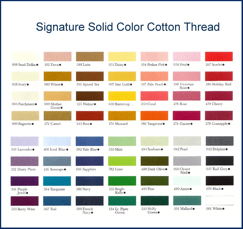 Signature Thread Signature Ctn 3000yd 100% Cotton Quilt Thread 3000 Scarlet 